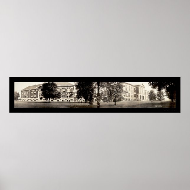 Purdue South Campus Photo 1913 Poster (Framsidan)