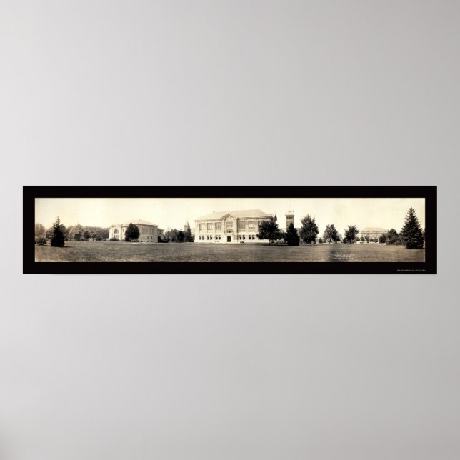 Purdue South Campus Photo 1913 Poster (Framsidan)