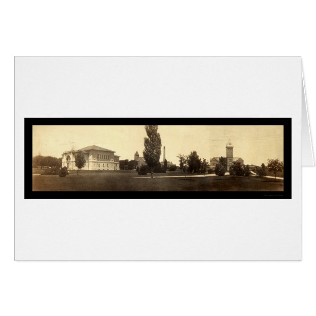 Purdue Universiteten IN Photo 1904 Hälsningskort (Framsidan Horizontal)