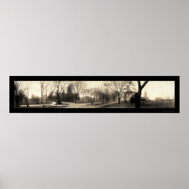 Purdue Universiteten Photo 1910 Poster (Framsidan)