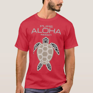 Pure Aloha Hawaii Sea Turtle Modern Hawaiian Desig T Shirt