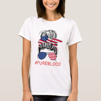 Pure Blood Movement American Flagga PureBlood T Shirt