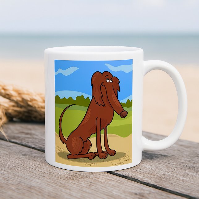 Pure Bred Irish Setter Dog Coffee Mug Kaffemugg (Skapare uppladdad)