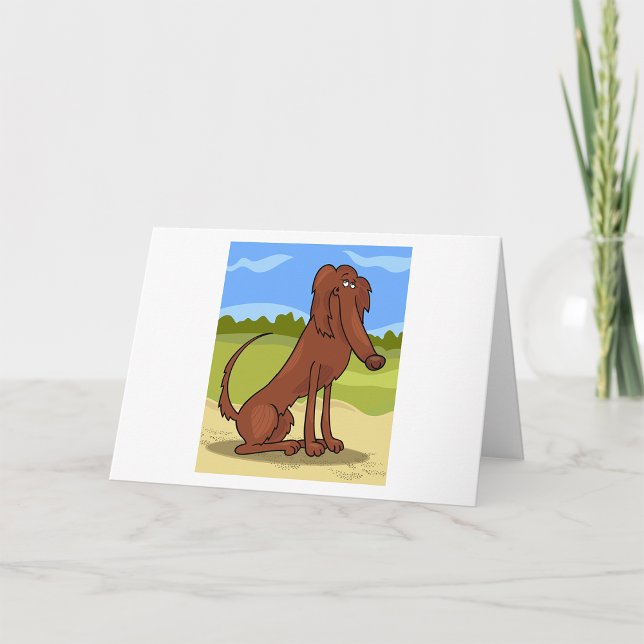 Pure Bred Irish Setter Hund Kort (Skapare uppladdad)