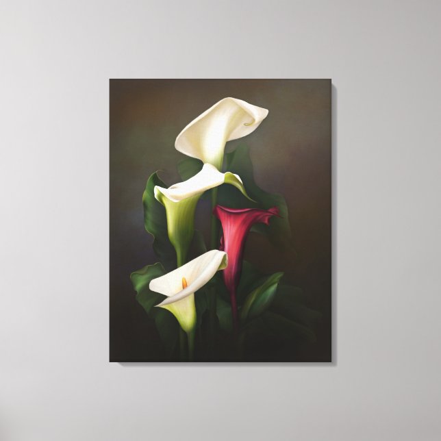 Pure Calla Canvastryck (Framsida)