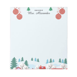 Pure Christmas Season Teacher Notepad Anteckningsblock