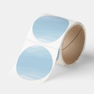 Pure colour Background sticker for you to write on Runt Klistermärke