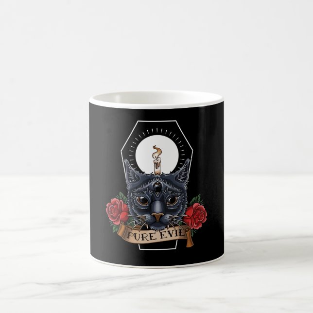 Pure Evil Cat Kaffemugg (Center)