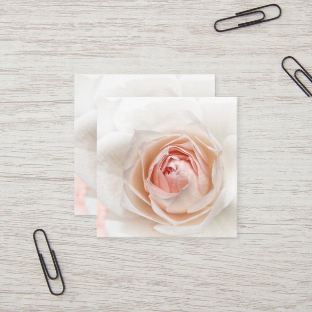 PURE FYRKANTIGT VISITKORT (Fram/Back In Situ)