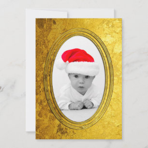 Pure Golden Photo Ram II + ditt foto och din text