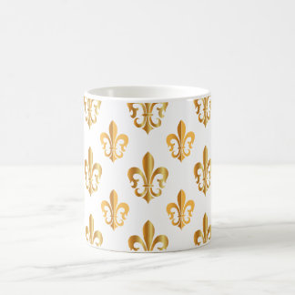 Pure Guld Fleur de Lis Kaffemugg