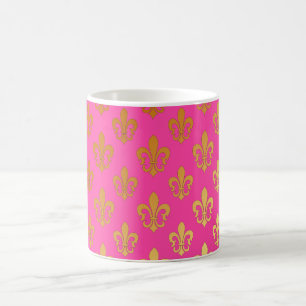 Pure Guld Fleur de Lis Kaffemugg