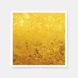 PURE GULD LÖV Mönster + din text / foto Pappersservett