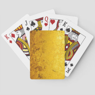 PURE GULD mönster/guld löv Casinokort