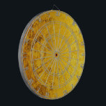 PURE GULD mönster/guld löv Darttavla<br><div class="desc">"Luxury Mönster Design by EDDA Fröhlich/EDDArt | Grundläggande: Golden splatter,  folier,  ,  gnistor osv. för rikedom älskare   bild,  text,  monogram | För andra formgivningar och produkter kontakta mig gärna: contact@eddart.de"</div>