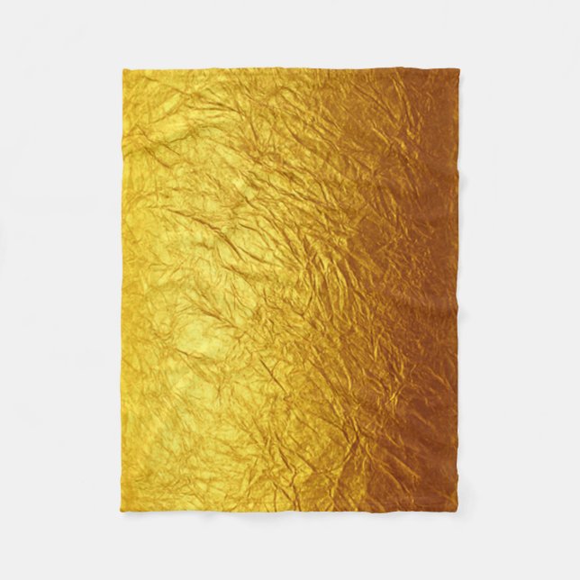 PURE GULD PAPPER Mönster + text / foto Fleecefilt (Framsidan)