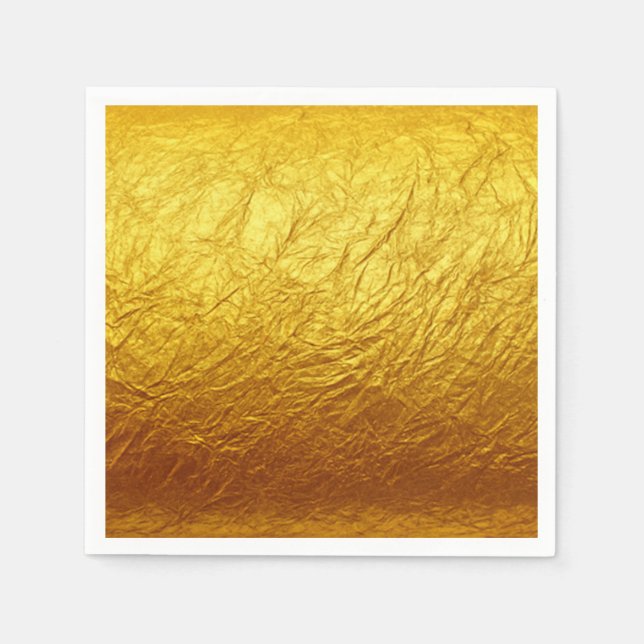 PURE GULD PAPPER Mönster + text / foto Pappersservett (Framsidan)
