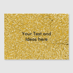 PURE GULD Splatter Mönster + din text/dina idéer