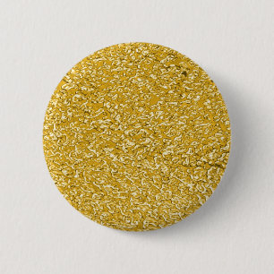 PURE GULD Splatter Mönster + din text Knapp