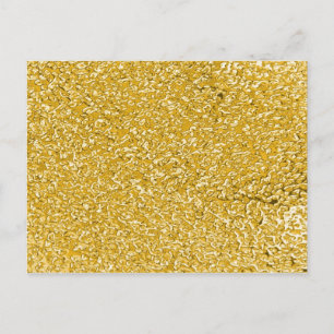 PURE GULD Splatter Mönster + din text Vykort