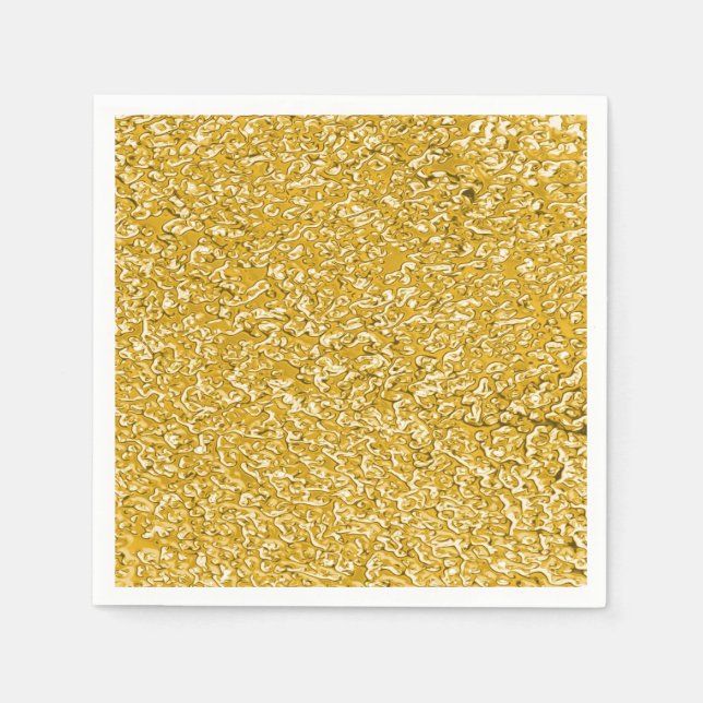 PURE GULD Splatter Mönster + text / foto Pappersservett (Framsidan)