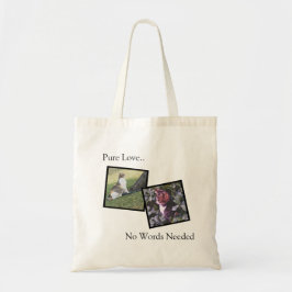 Pure Love Pet Lover Custom Tote Bag Tygkasse