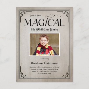 Pure Magic Birthday Halloween-vykort Helg Vykort