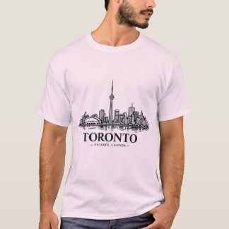 Pure North: Toronto Skyline Apparel T Shirt