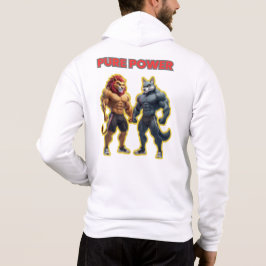 Pure Power – Strong Animal Muscle Cartoon Design T Shirt