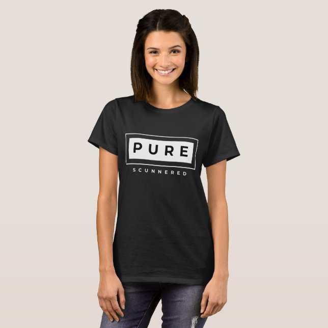 Pure Scunnered T-Shirt: Scottish Humor T Shirt (Hel framsida)