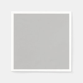 Pure Silver Solid Färg Pappersservett