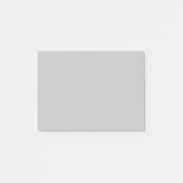 Pure Silver Solid Färg Post-it Block