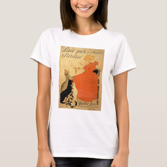 "Pure Sterilized Mjölk from La Vingeanne", 1894 (c Tee Shirt (Framsida)