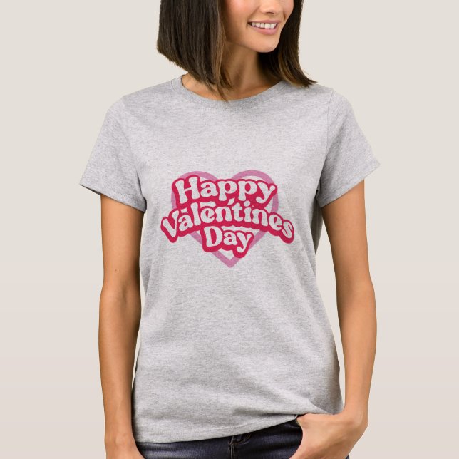 Pure Valentine Vibes T Shirt (Framsida)