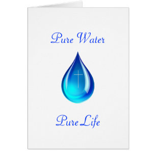 Pure Vatten Pure Life Pure Kristus OBS Kort