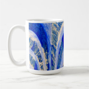 Pure vatten springa djupt kaffemugg