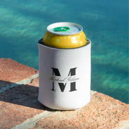 Pure White | Custom Monogram Wedding Groomsmen 