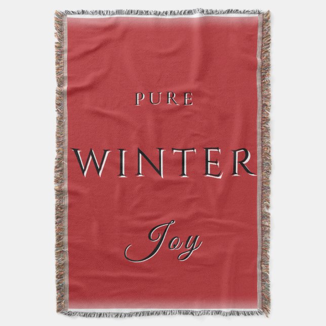 Pure Winter Joy Filt (Framsidan Vertikal)