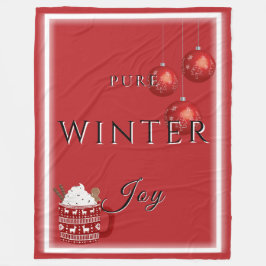 Pure Winter Joy w/ Cocoa & julprydnad Fleecefilt