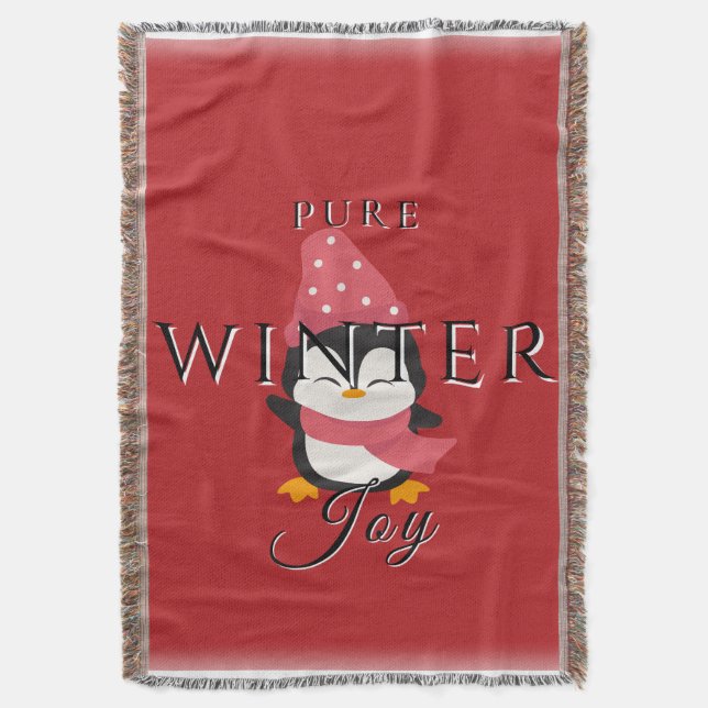 Pure Winter Joy w/ Penguin Filt (Framsidan Vertikal)