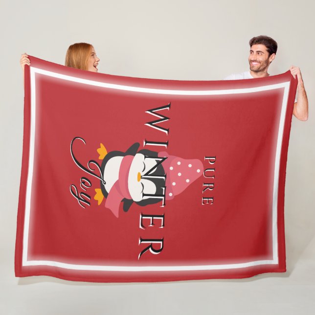 Pure Winter Joy w/ Penguin Fleece Blanket (På plats)