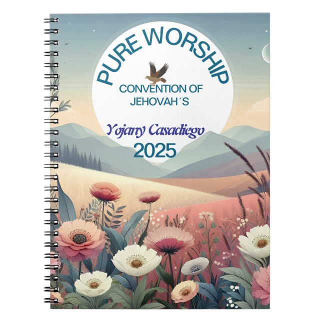 Pure Worship 2025 Convention Of Jehovah's Anteckningsbok (Framsidan)