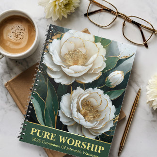 Pure Worship 2025 Konvent JW Spiralanteckningsbok Anteckningsbok