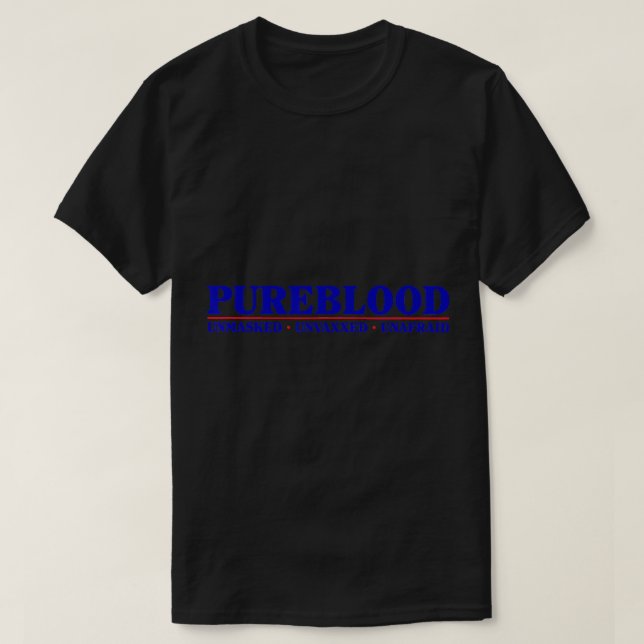 Pureblod otillverkat, ovaxat Unafraid T- Shirt T (Design framsida)