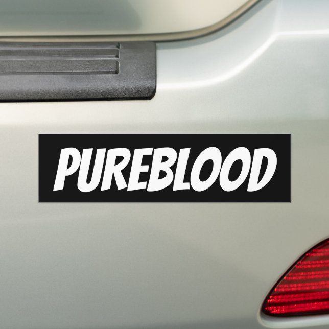 PUREBLOOD CHRISTIAN BUMPER STICKERS BILDEKAL (På Bil)