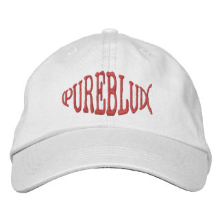 PureBlud White Hat Broderad Keps
