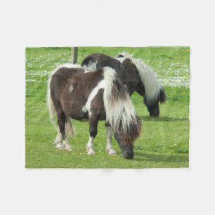Pureborn Shetland Paint Ponies Fleecefilt
