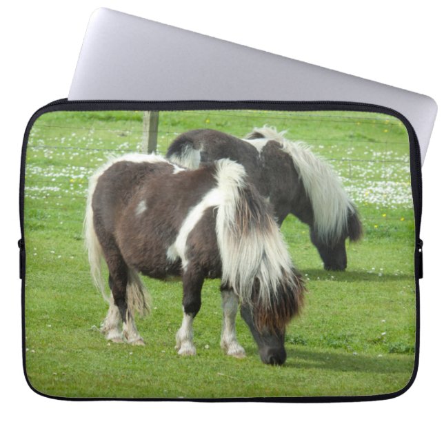 Pureborn Shetland Paint Ponies Laptop Fodral (Framsidan)