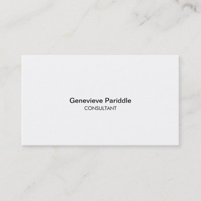 PurePro No7B plattar till den enkla Visitkort (Framsida)