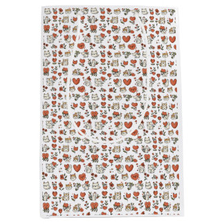PURFFT Cat & Heart Gift Bag: Cute & Charming
